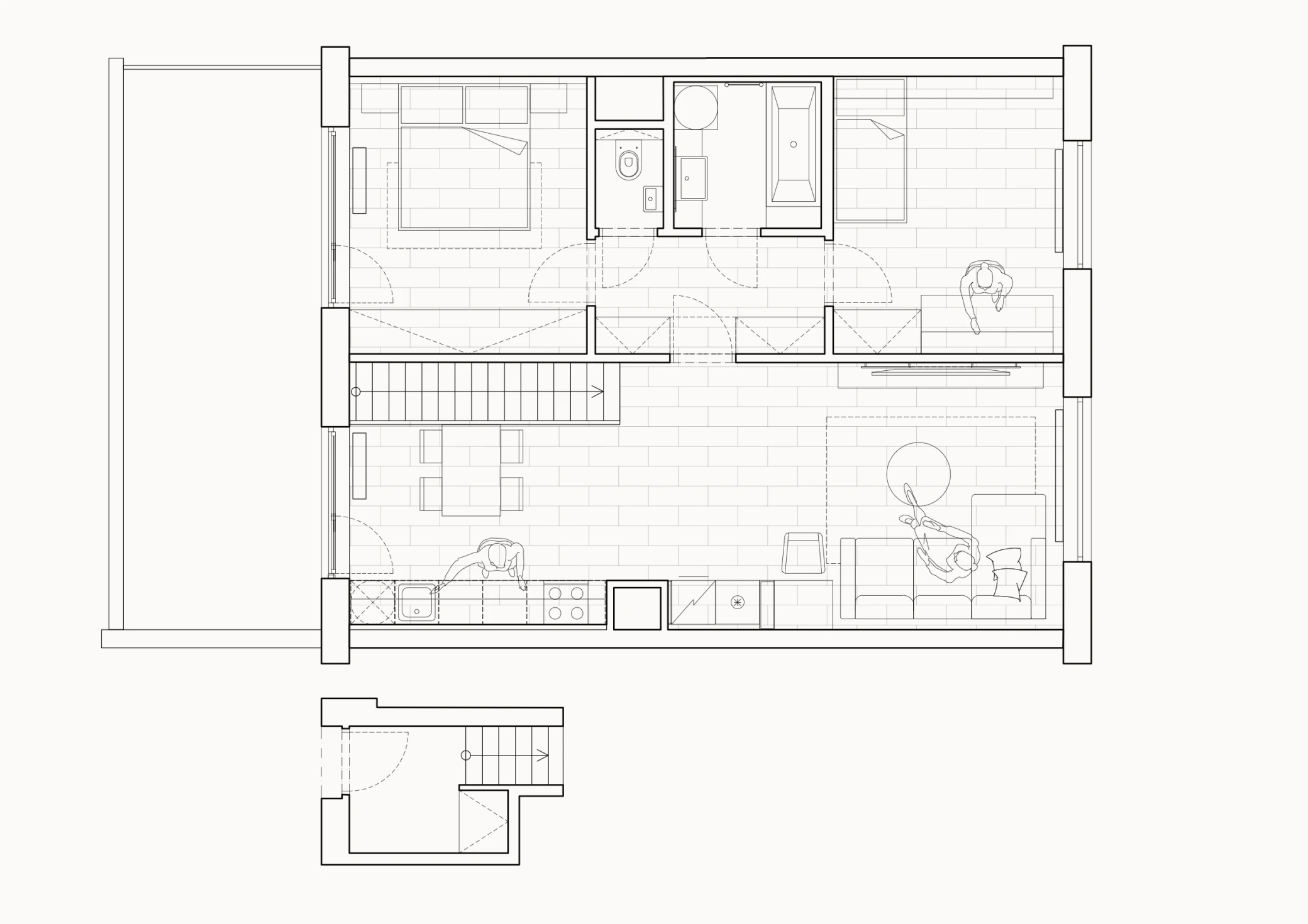 Byt 3kk – půdorys bytu