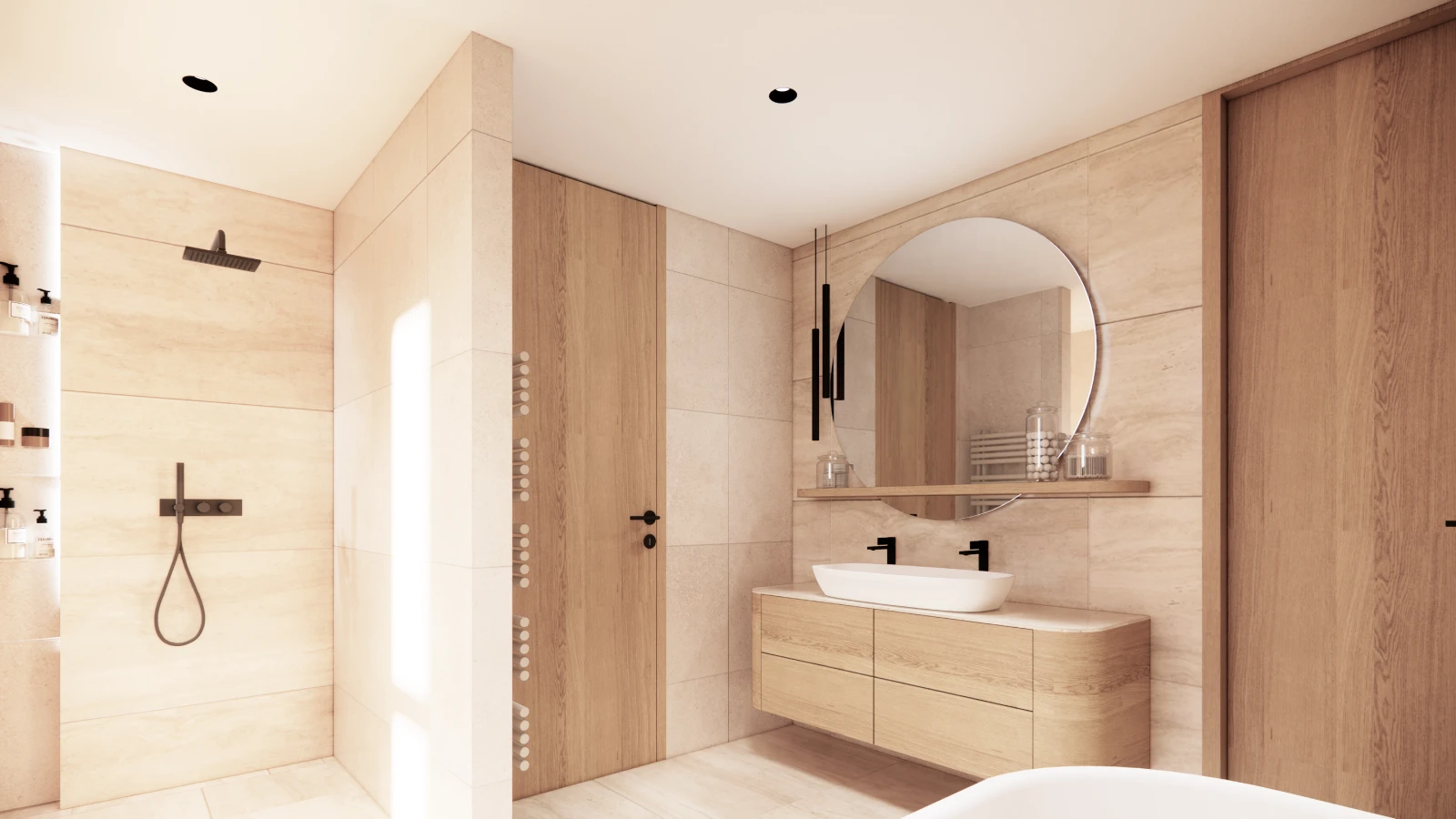 Rodinný dům – detail chodby